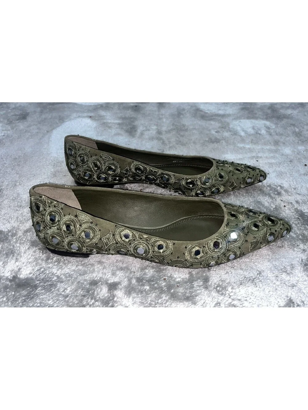 Tory Burch Yasmin Ballet Flat Women Size 7.5 Excellent Condition